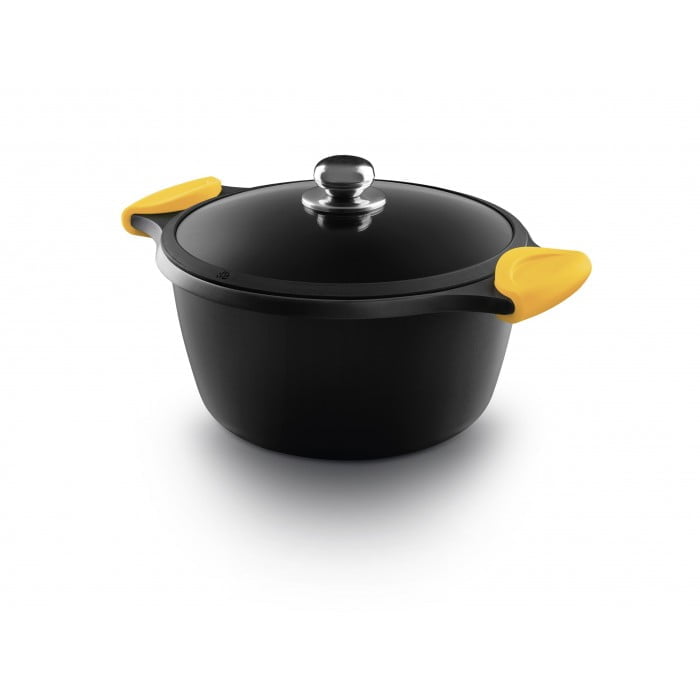 Olla Castey con tapadera de cristal. Vitrocerámica y Gas. Ferreteria