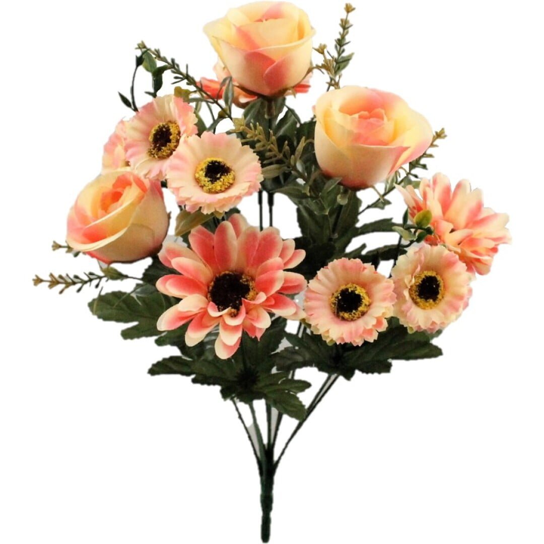 Ramo gerbera CREMA/SALMÓN - Ferreteria Armengol