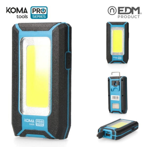 Linterna Led de trabajo recargable Koma Tools ProSeries 500Lumens