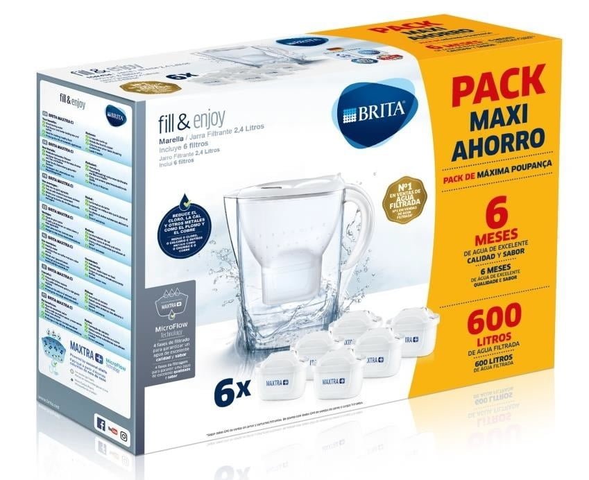 Jarra depurador agua brita MARELLA 2.4L