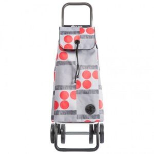 carro de la compra rolser gris y rojo