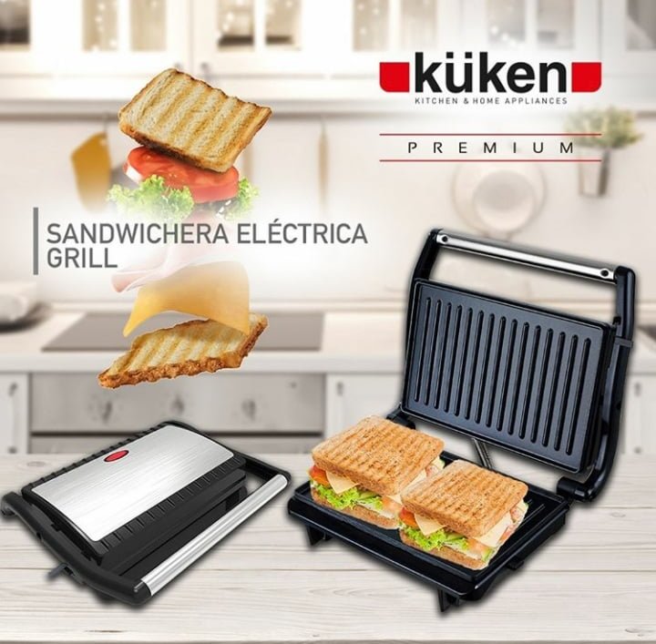 Sandwitchera Grill Parrilla eléctrica Kuken 750w - Ferreteria Armengol