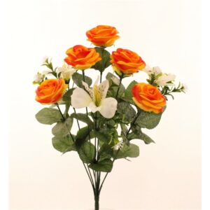 rosa alstromelia naranja