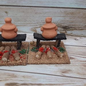 olla barro pesebre