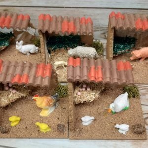 corrales con tejado pesebre