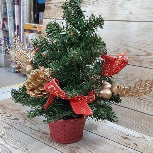 arbol navidad rojo