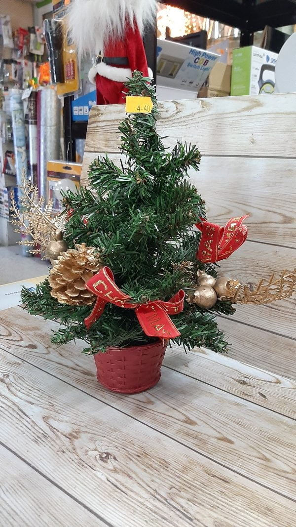 arbol navidad rojo
