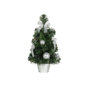 árbol navidad plata