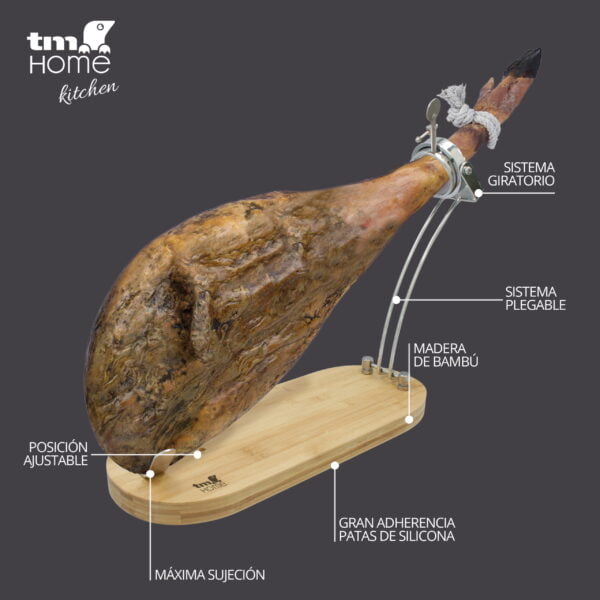 jamonero plegable y giratorio