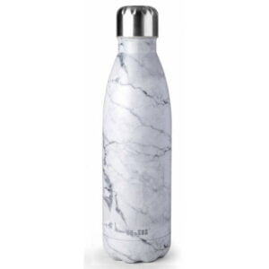 botella termo mármol
