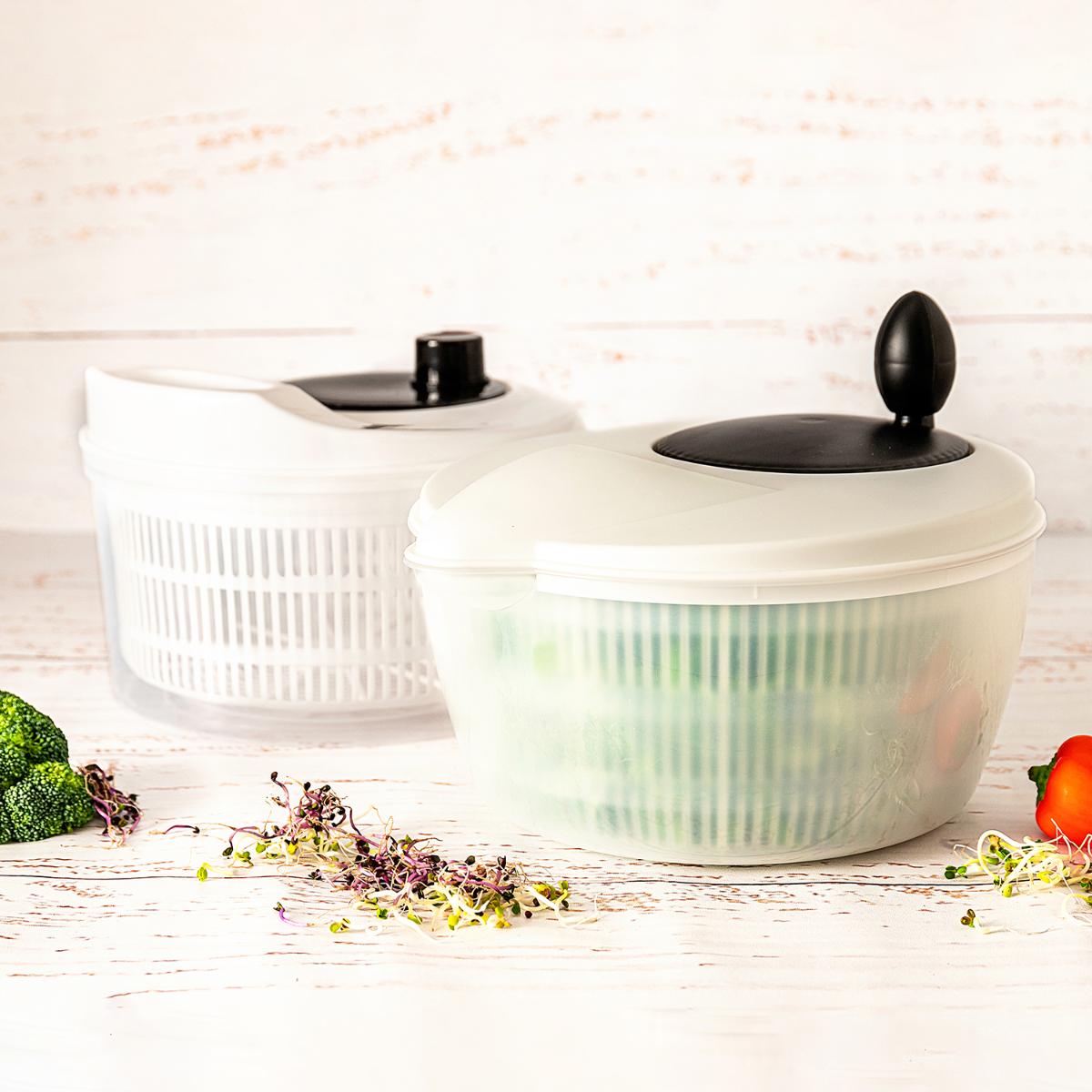 Centrifugadora ensalada y otras verduras ÉBANO QUID. 22,5cm - 26cm -  Ferreteria Armengol