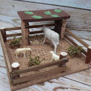 corral vallado cordero pesebre