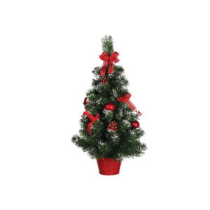 árbol navidad rojo